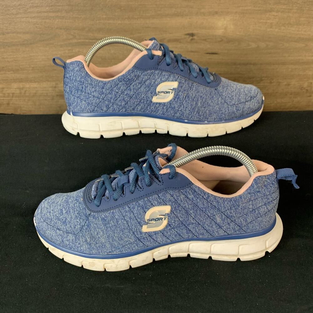 S Sport by Skechers Women Loop 3.0 Size 9.5 Memory Foam Blue